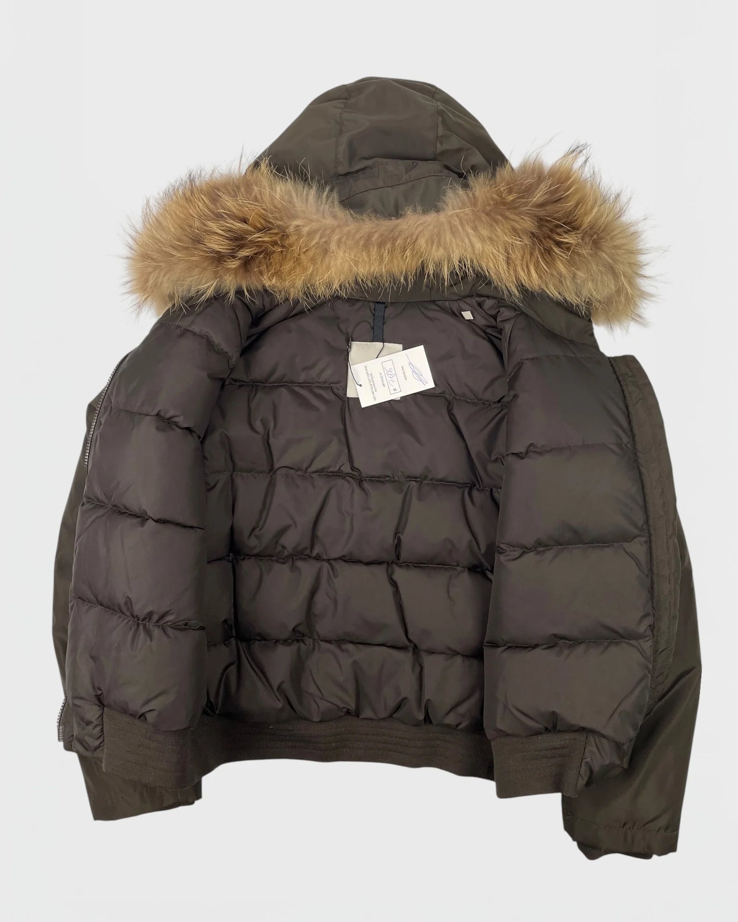 Moncler doudoune fourrure femme
