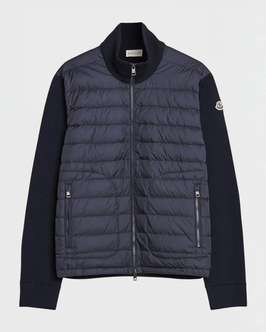 Moncler cardigan bi-matière veste