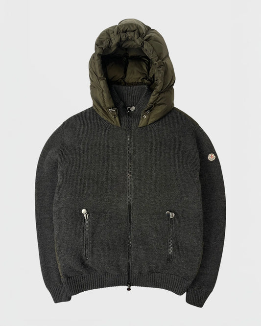 Moncler veste bi-matière doudoune