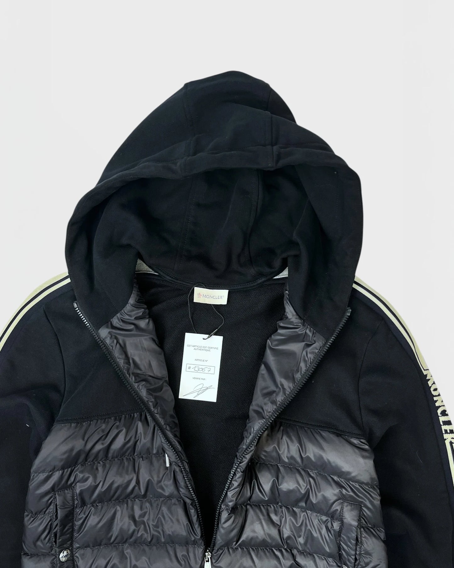 Moncler veste bi-matière