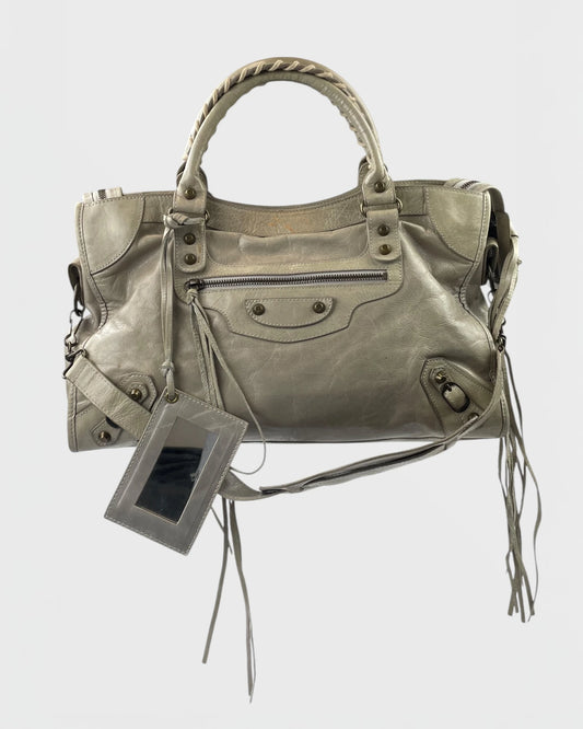 Balenciaga city bag grey sac à main