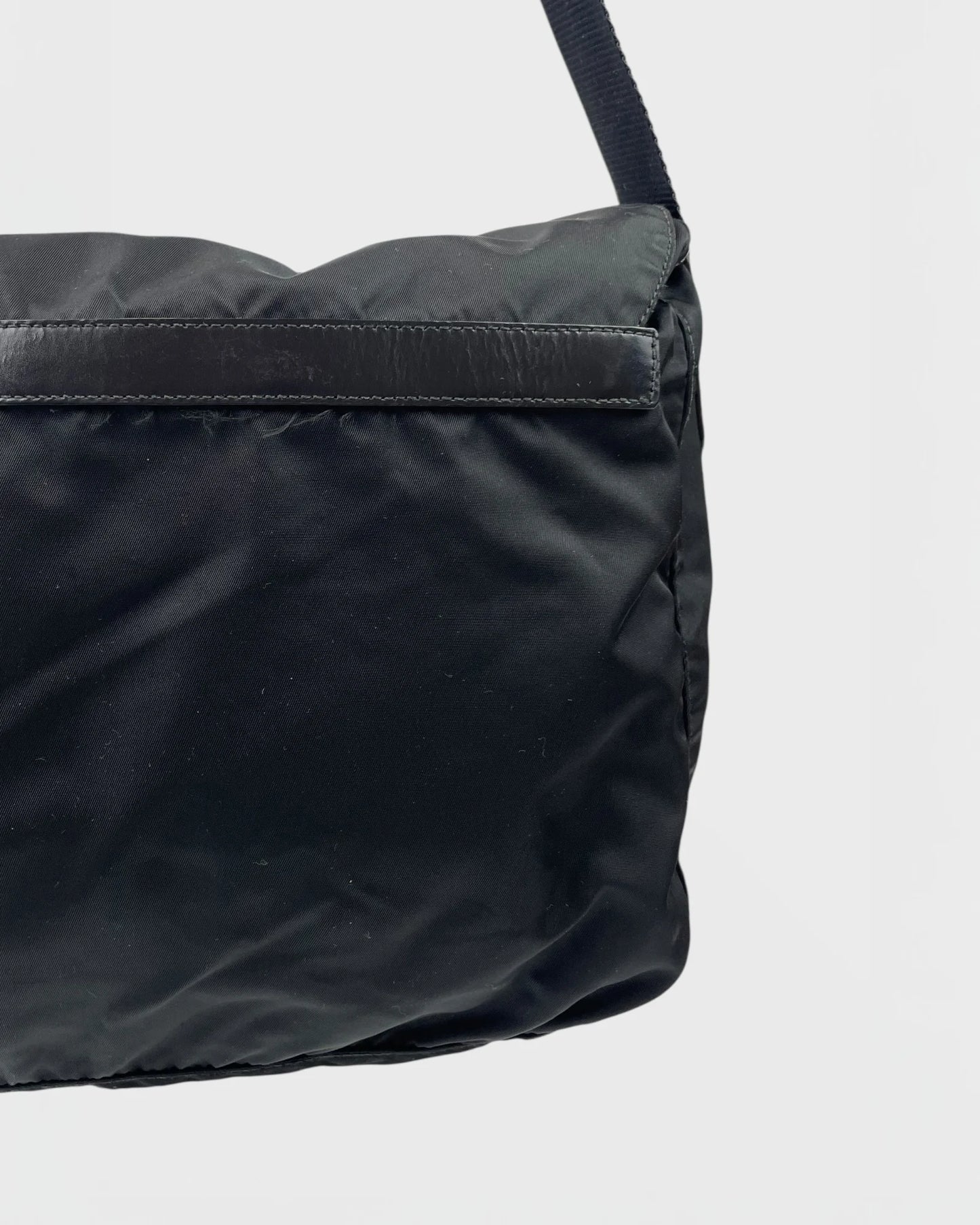 Prada nylon double messenger