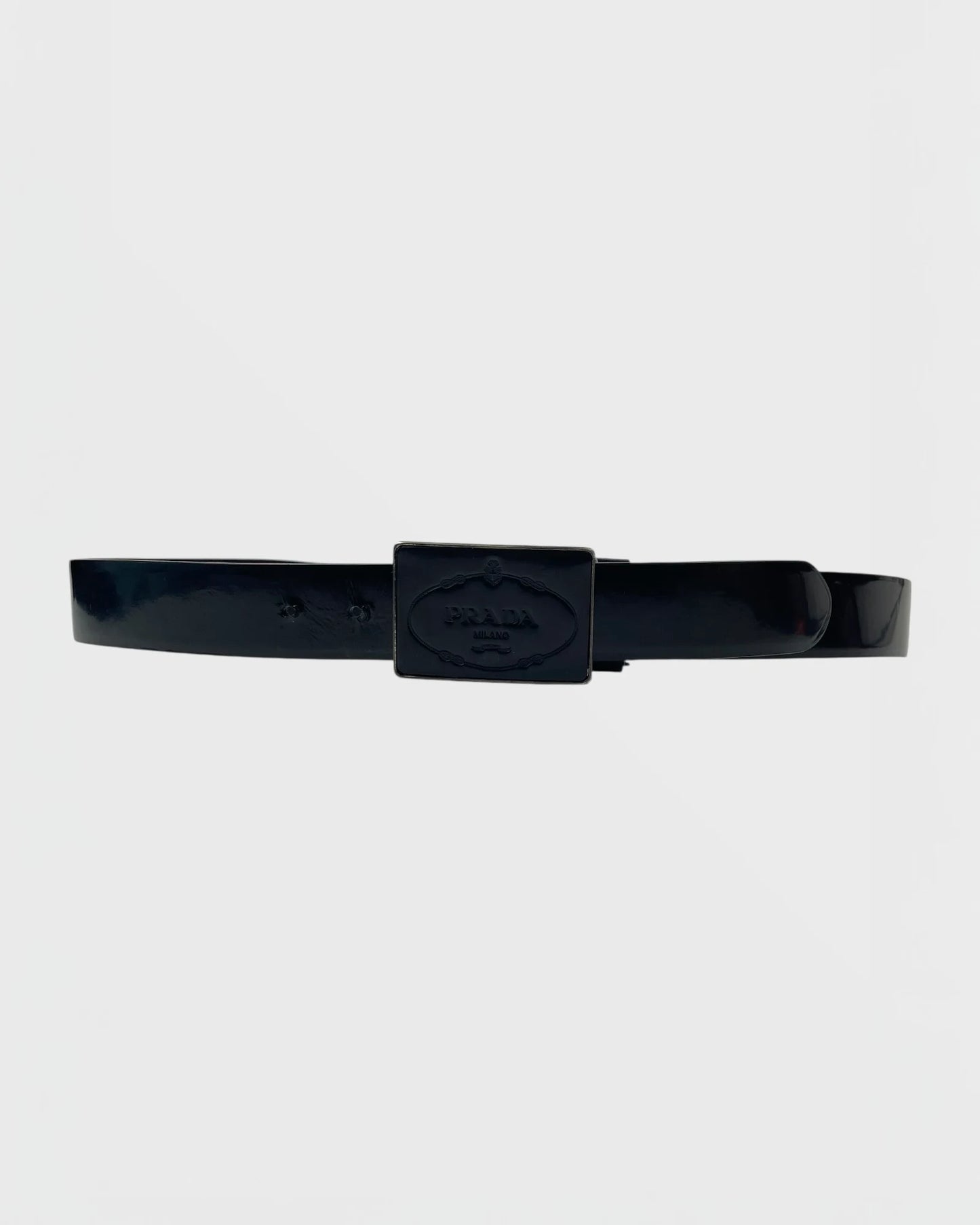 Prada ceinture cuir safiano