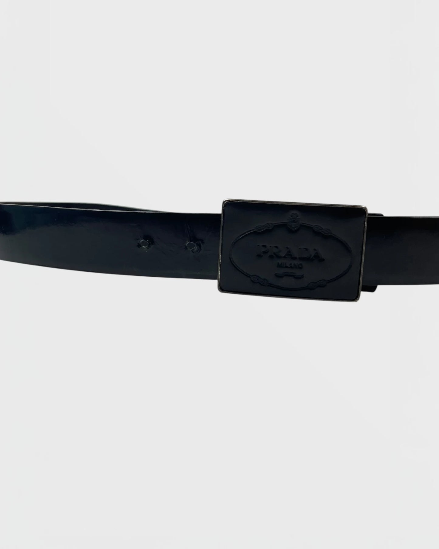 Prada ceinture cuir safiano