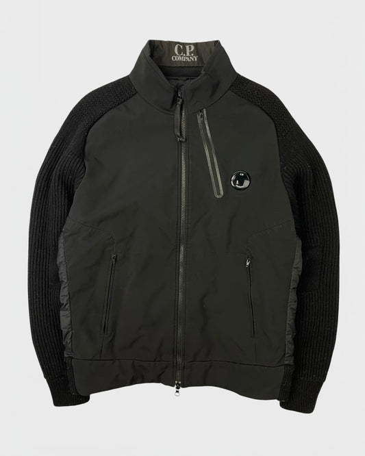 C.P company bi-matière doudoune veste cardigan