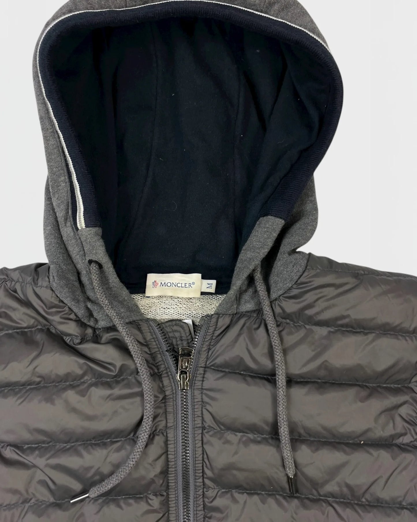 Moncler veste bi-matière cardigan