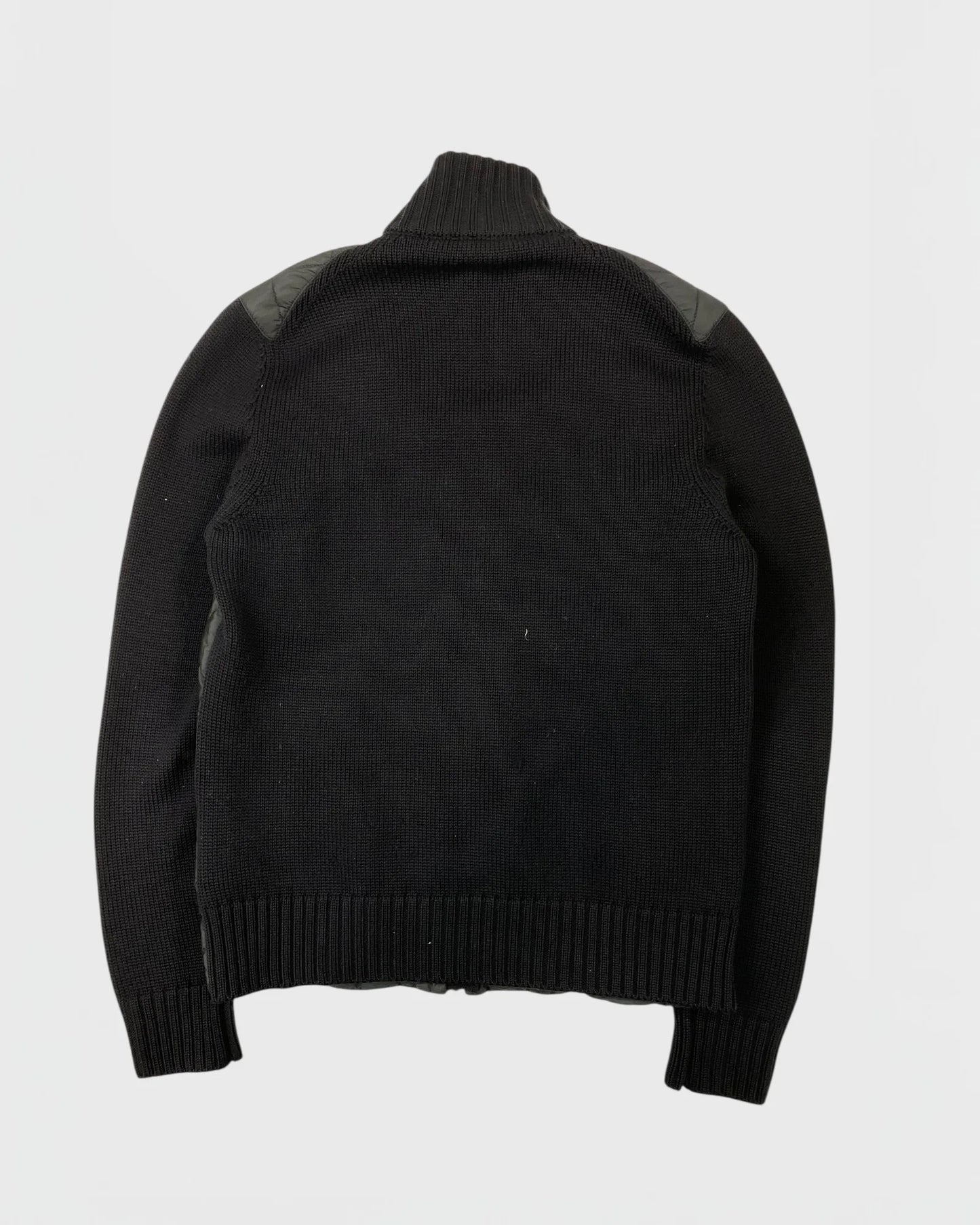 Prada veste bi-matière cardigan