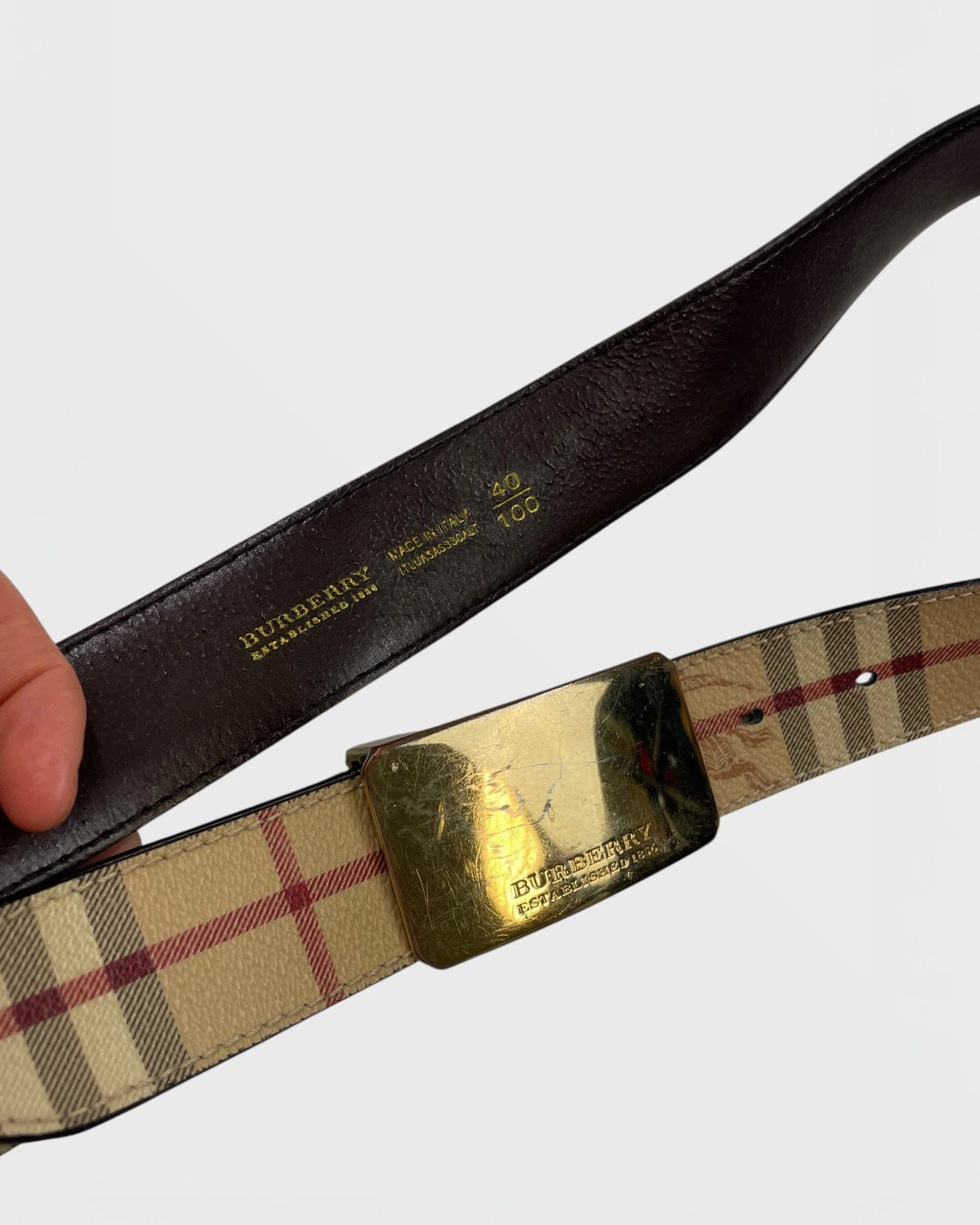 Burberry ceinture - The Reservery
