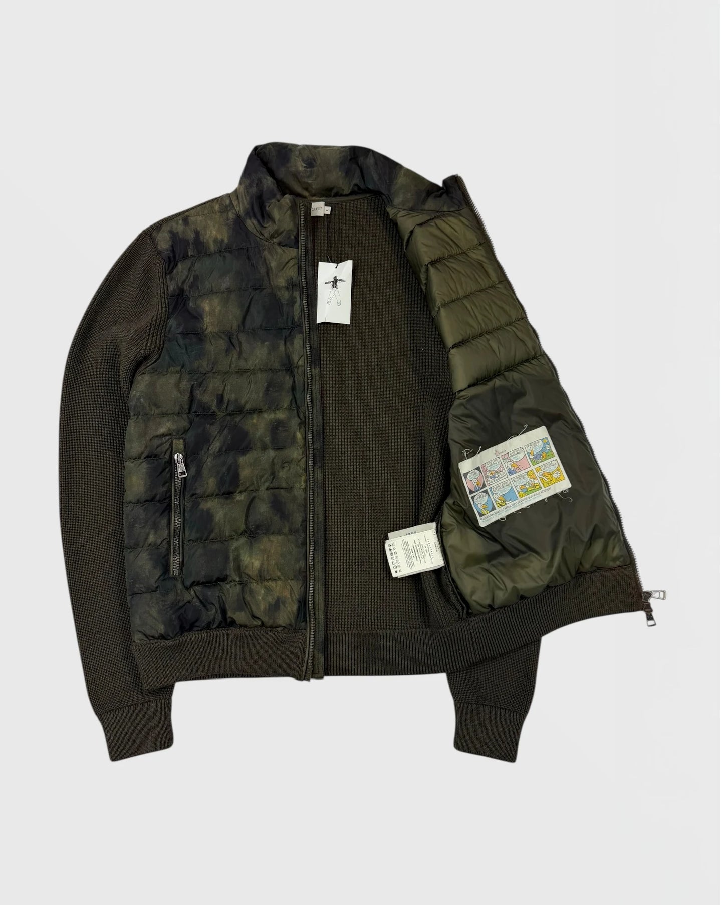 Moncler doudoune bi-matière