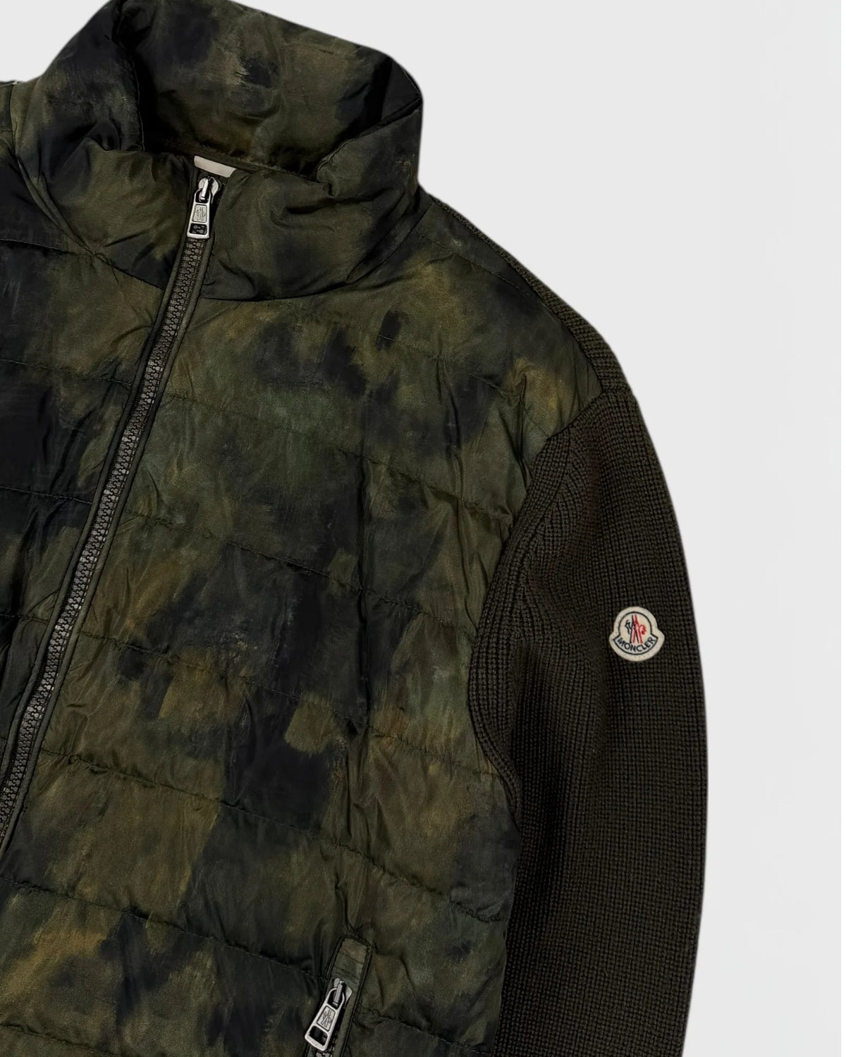 Moncler doudoune bi-matière - The Reservery