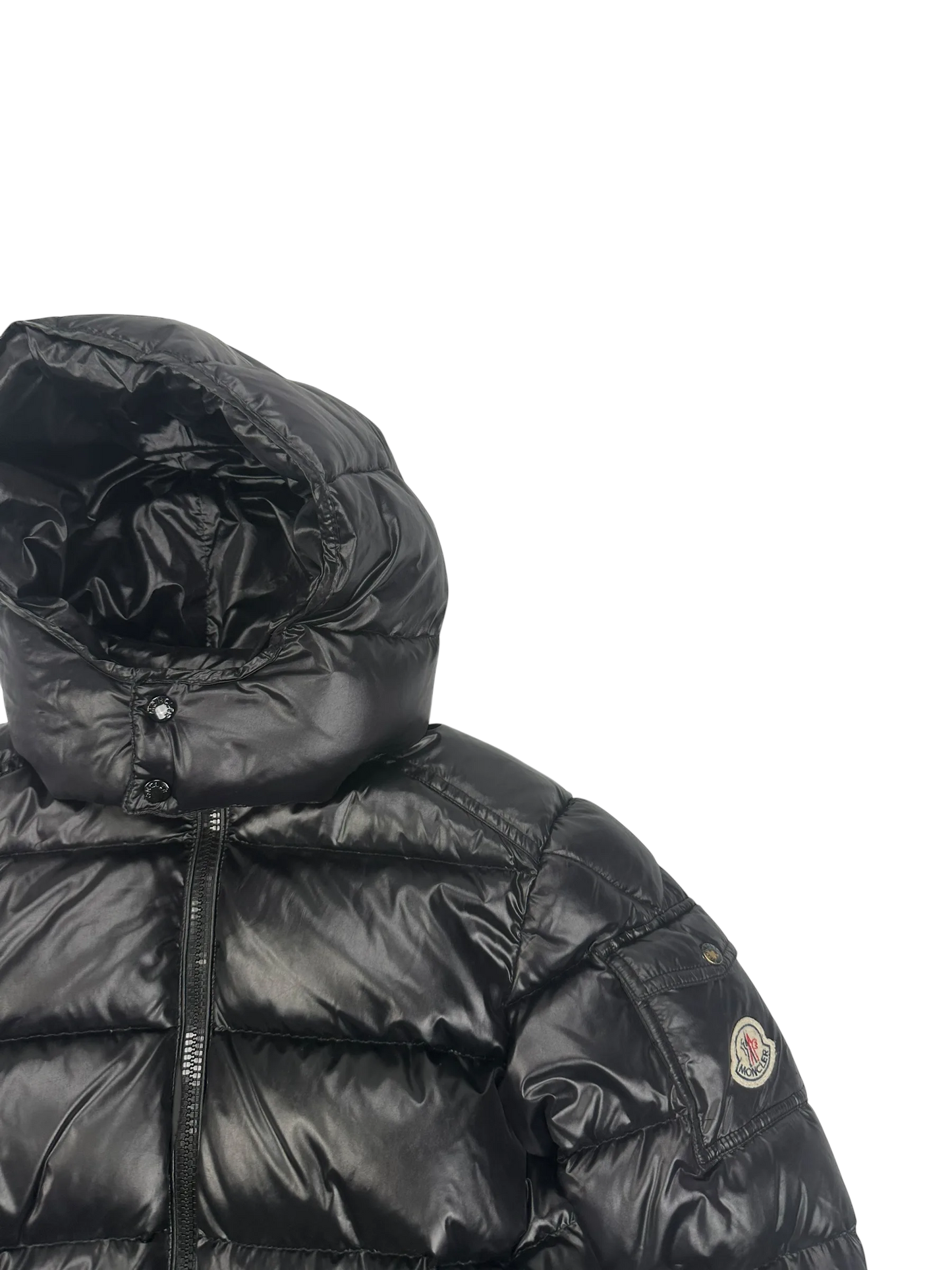 Moncler doudoune Maya noir brillante