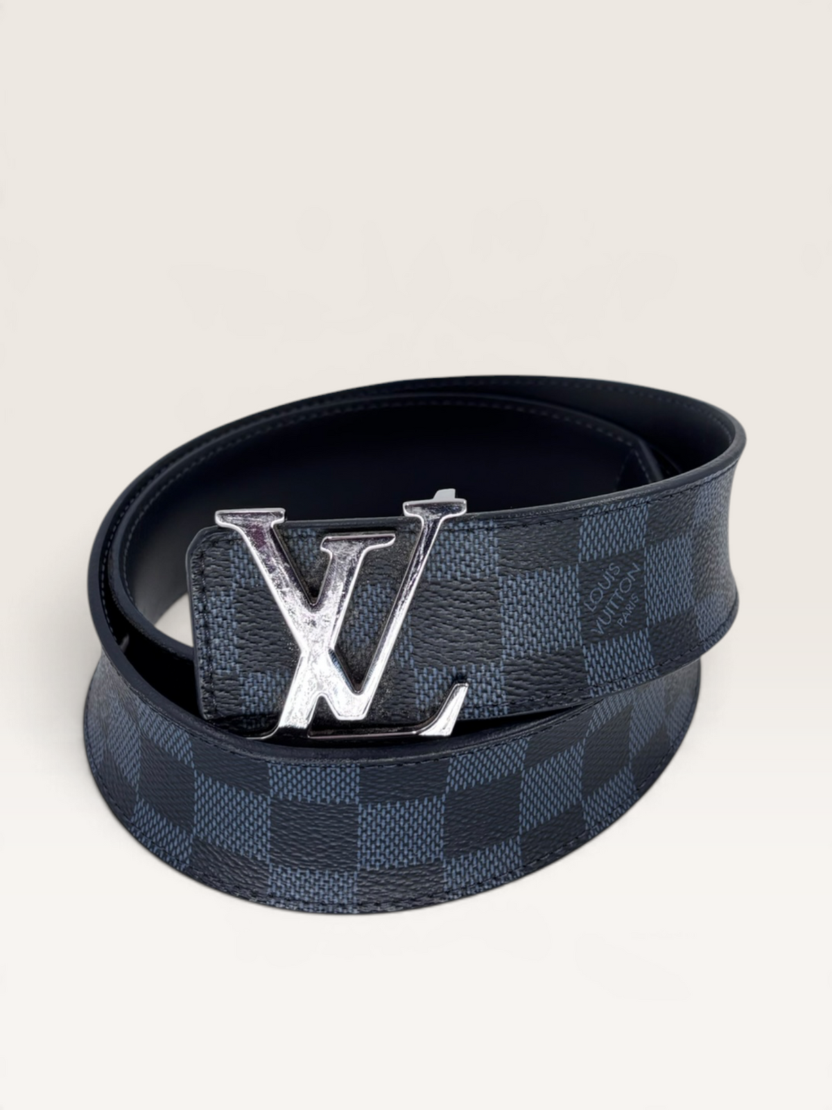Louis Vuitton ceinture initiales damier