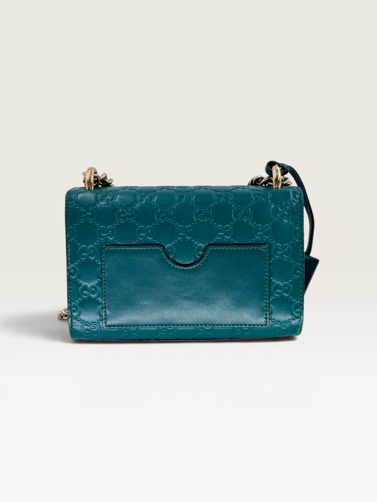 Gucci Marmont padlock sac en cuir GG