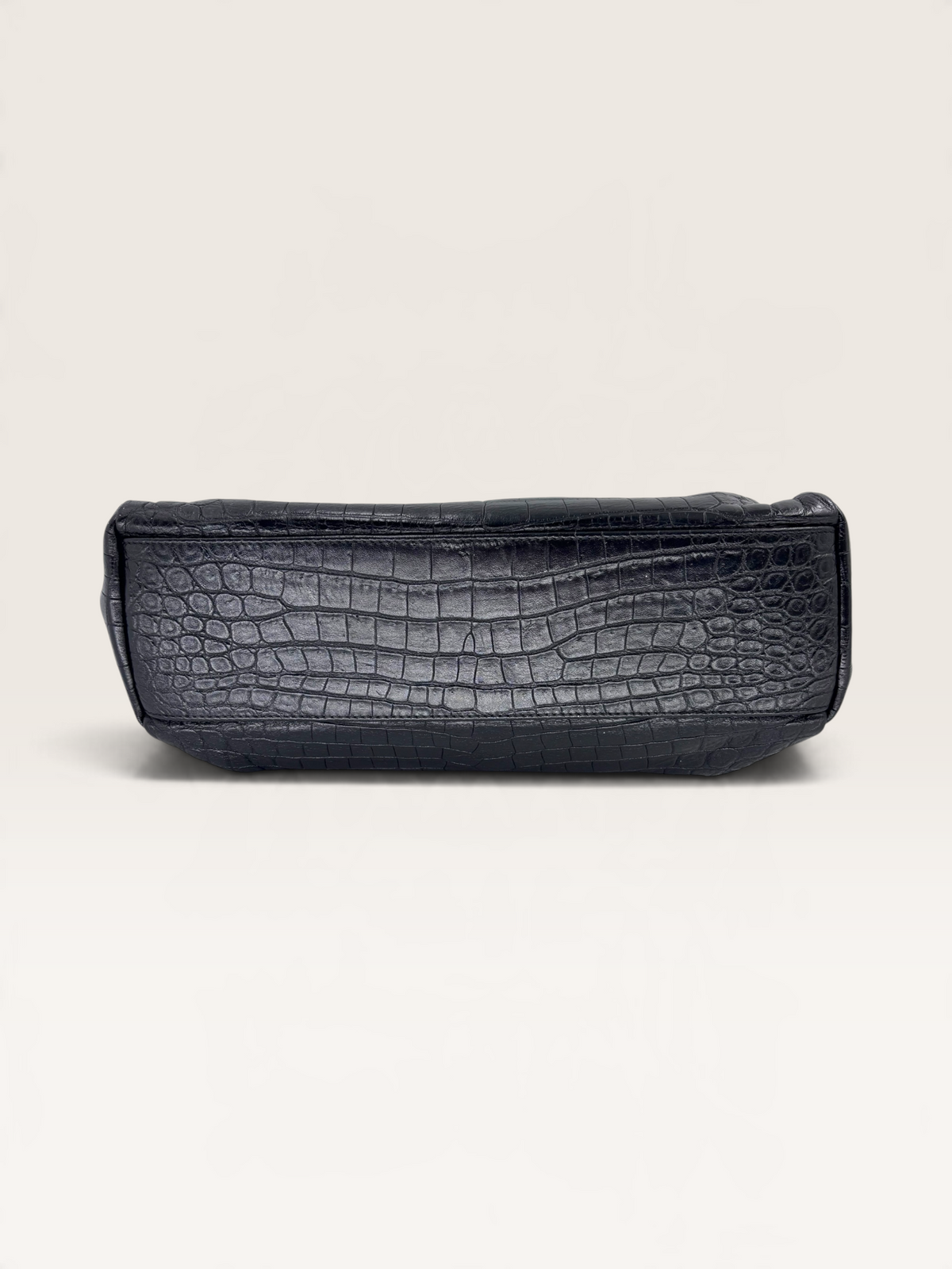 Saint Laurent croco Hollywood sac en cuir