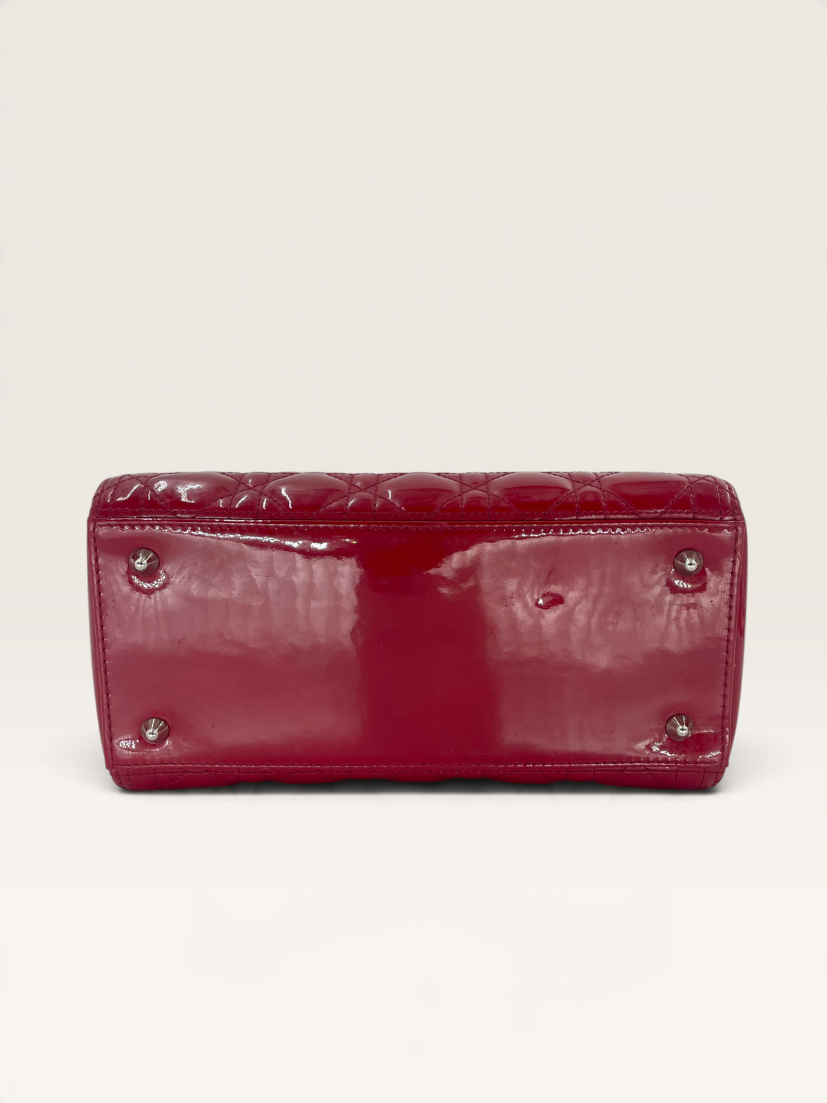 Dior sac à main Lady medium cuir vernis
