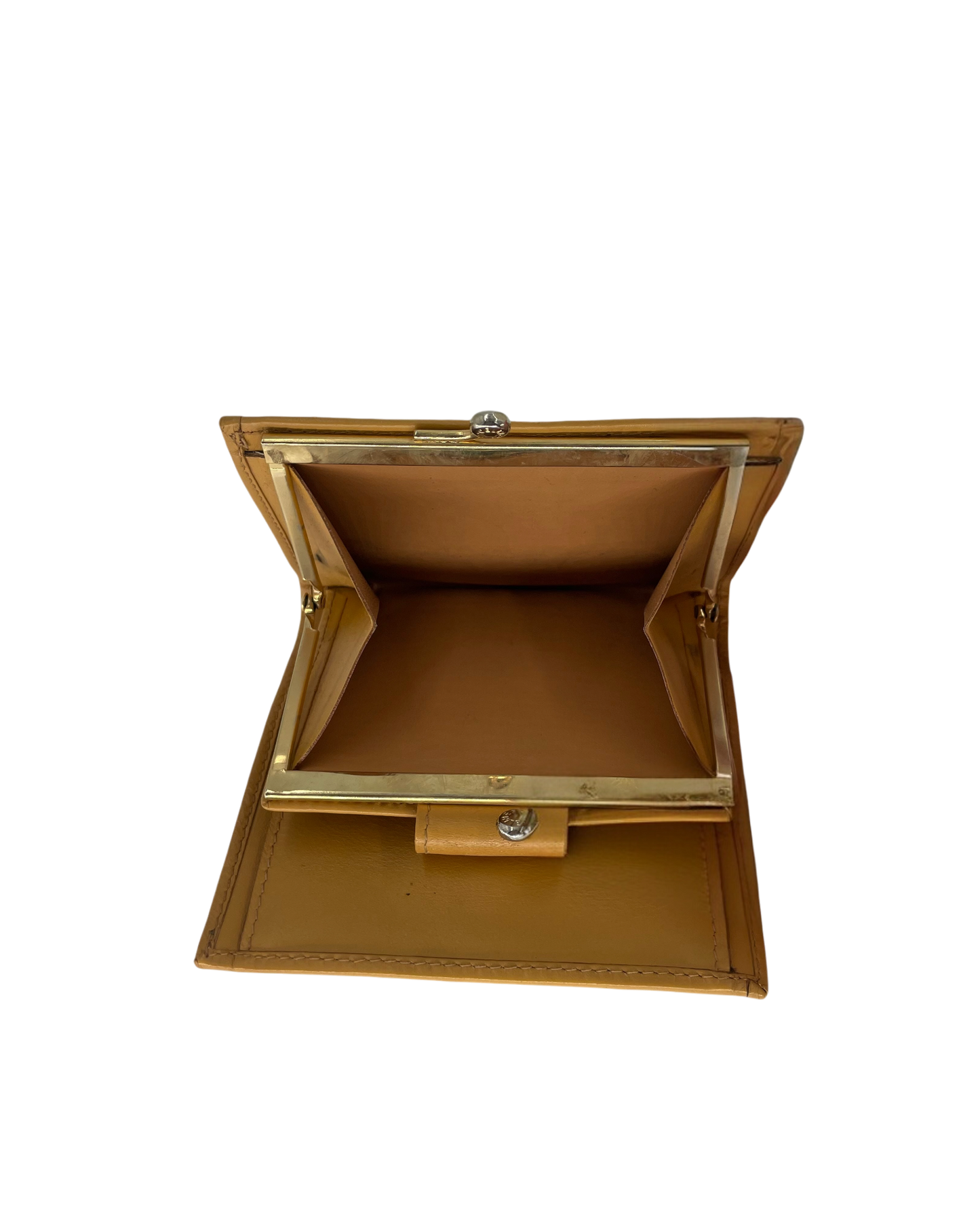 Celine Portefeuille en cuir marron