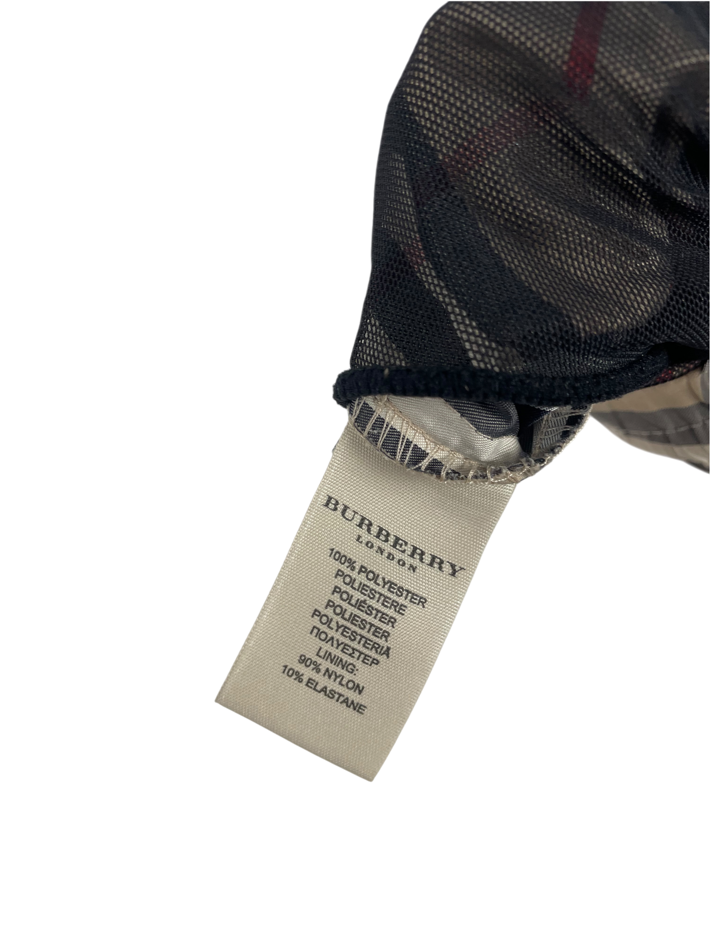 Burberry short tartan