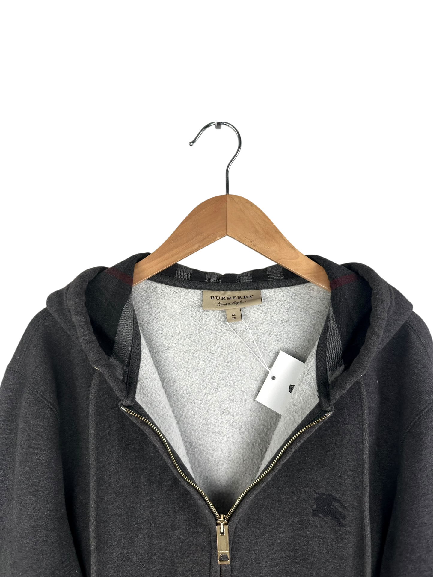 Burberry gilet à capuche