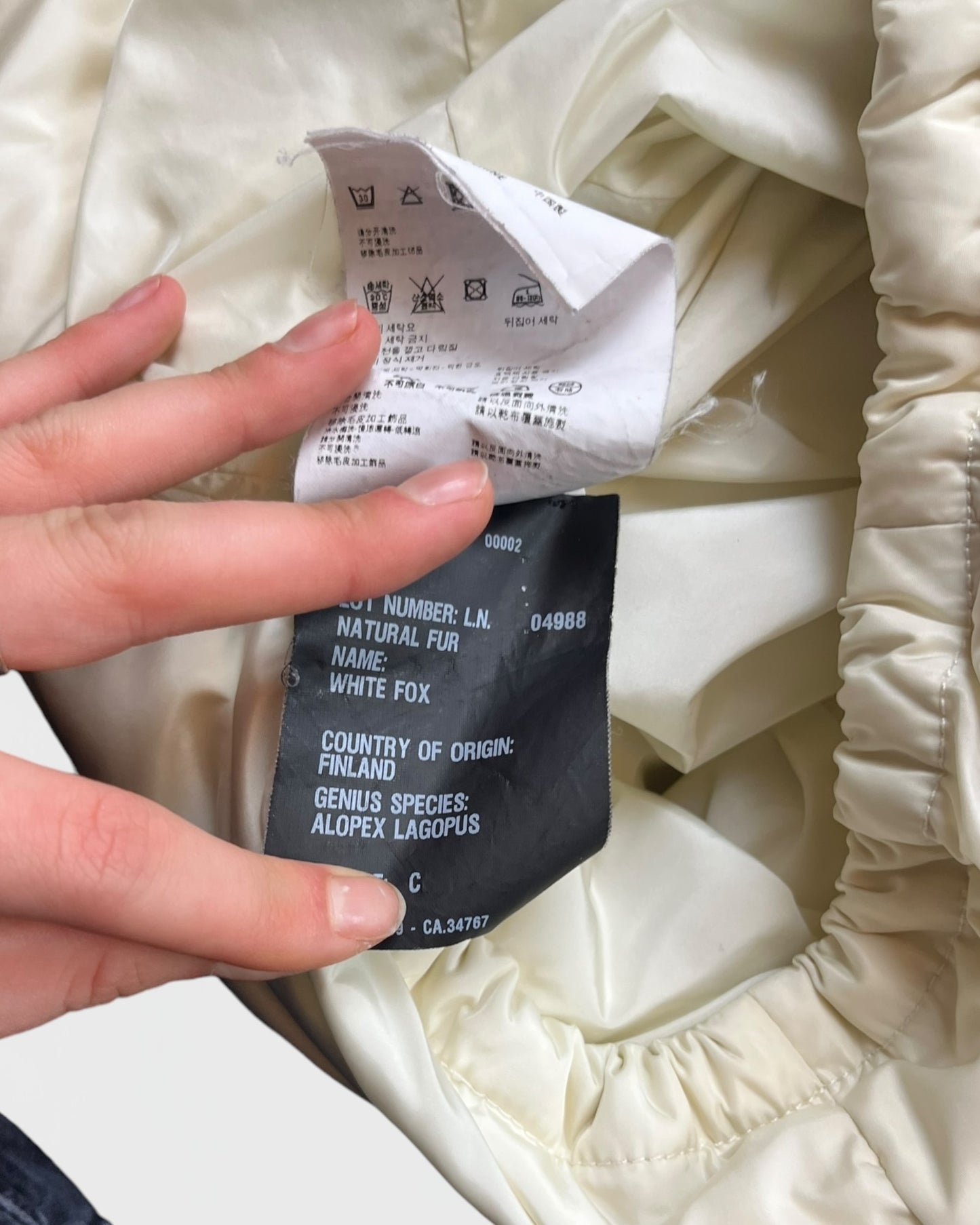 Prada doudoune / puffer fur jacket