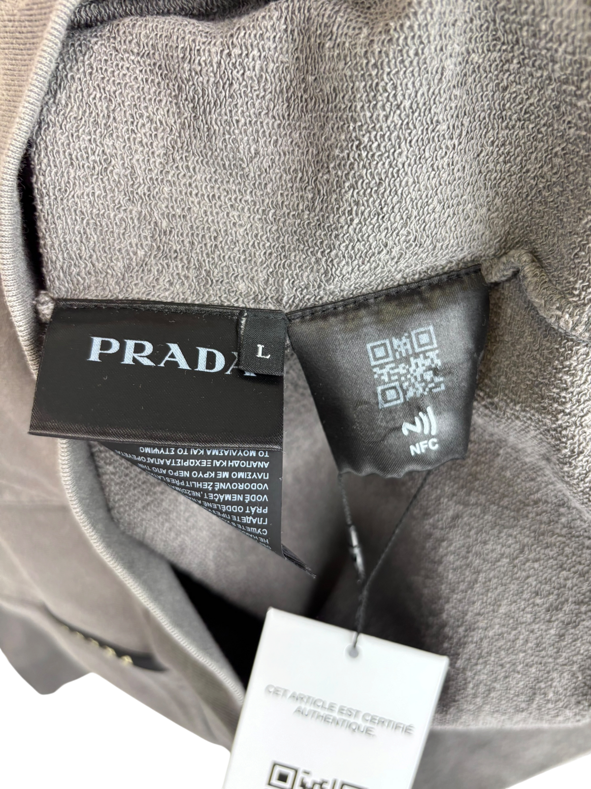 Prada pull à capuche
