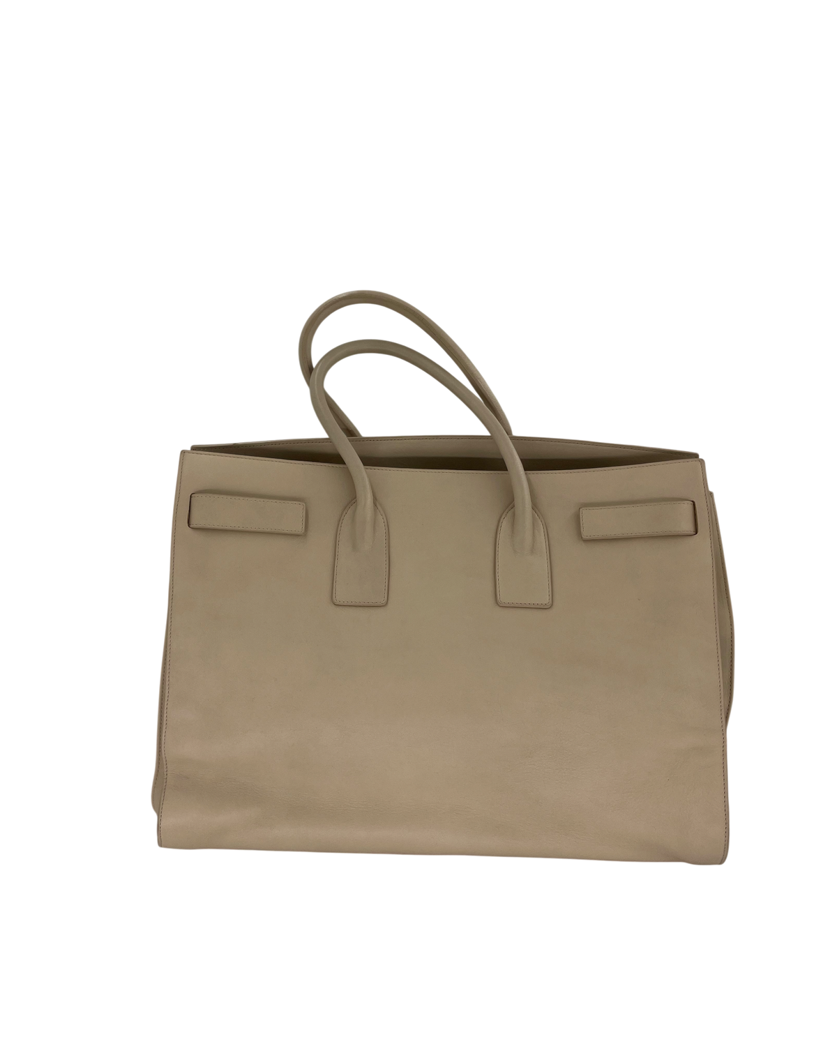 Saint Laurent sac à main cuir beige