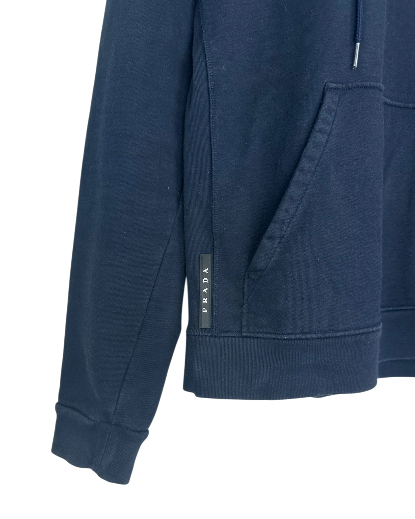 Prada pull à capuche marine