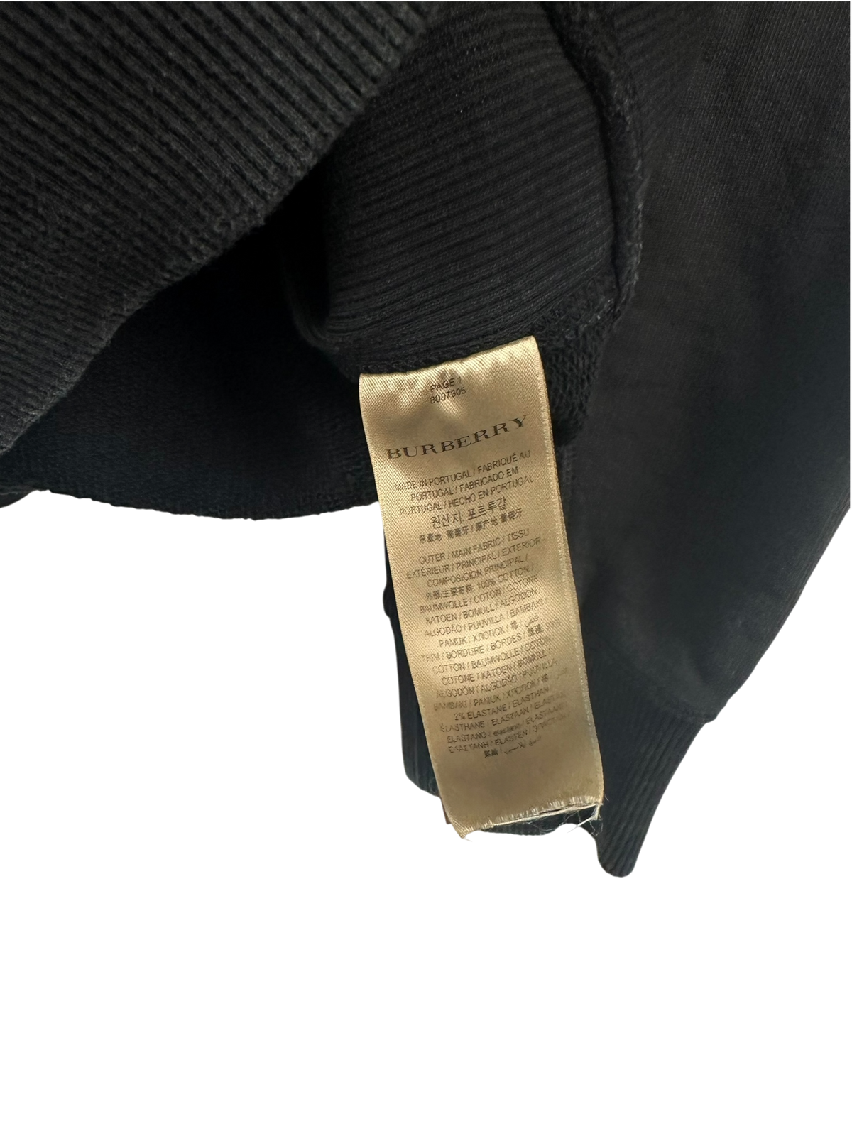 Burberry pull noir