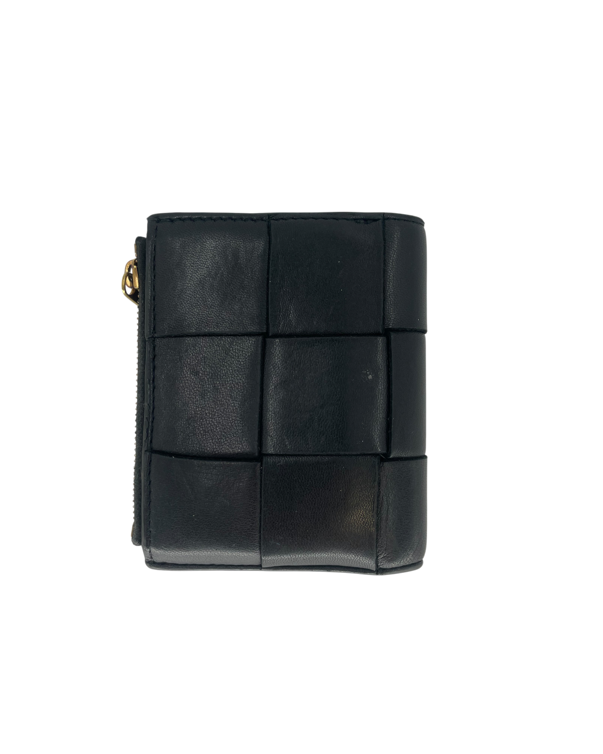 Bottega Veneta Portefeuille en cuir noir