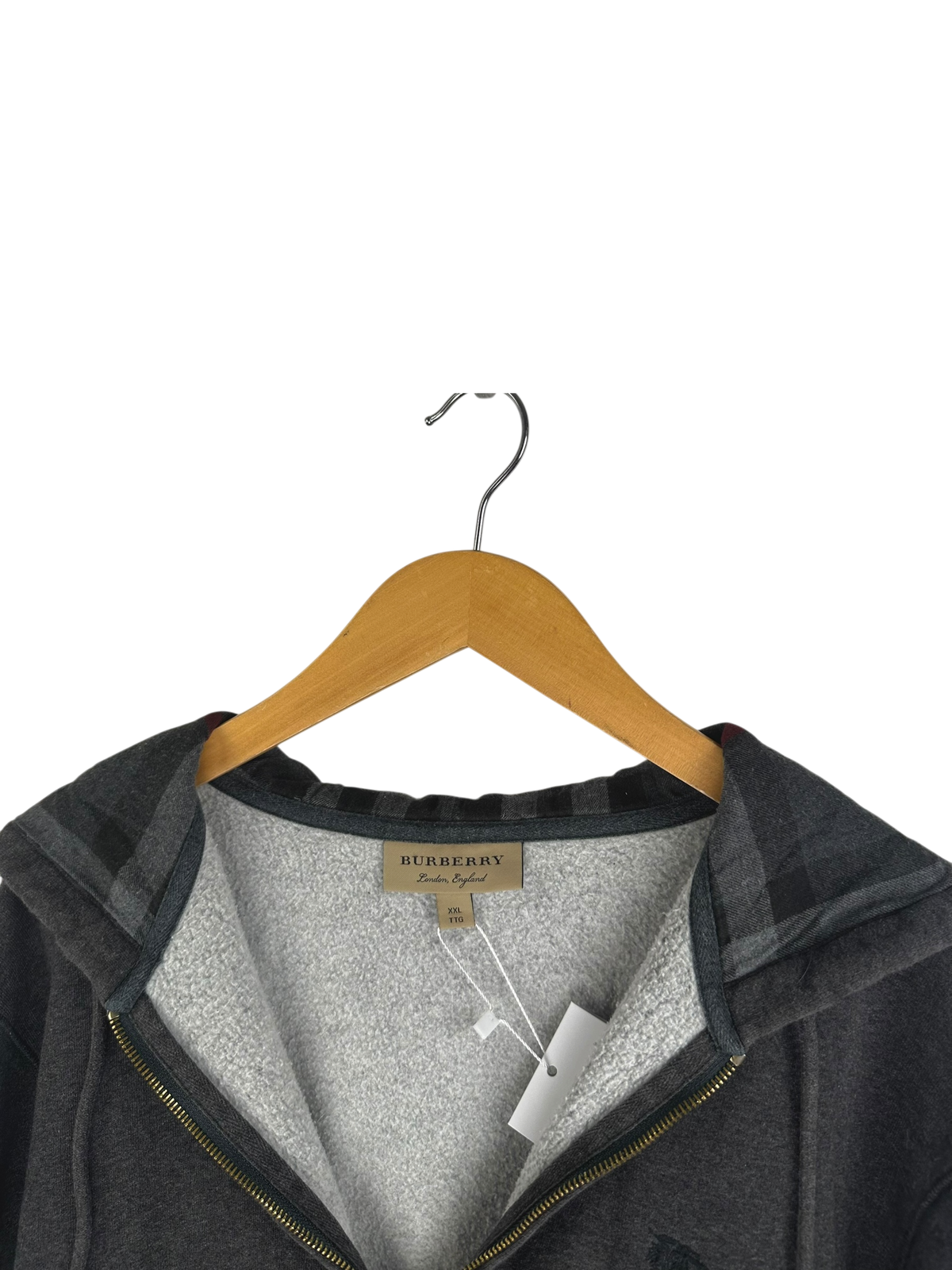 Burberry gilet à capuche