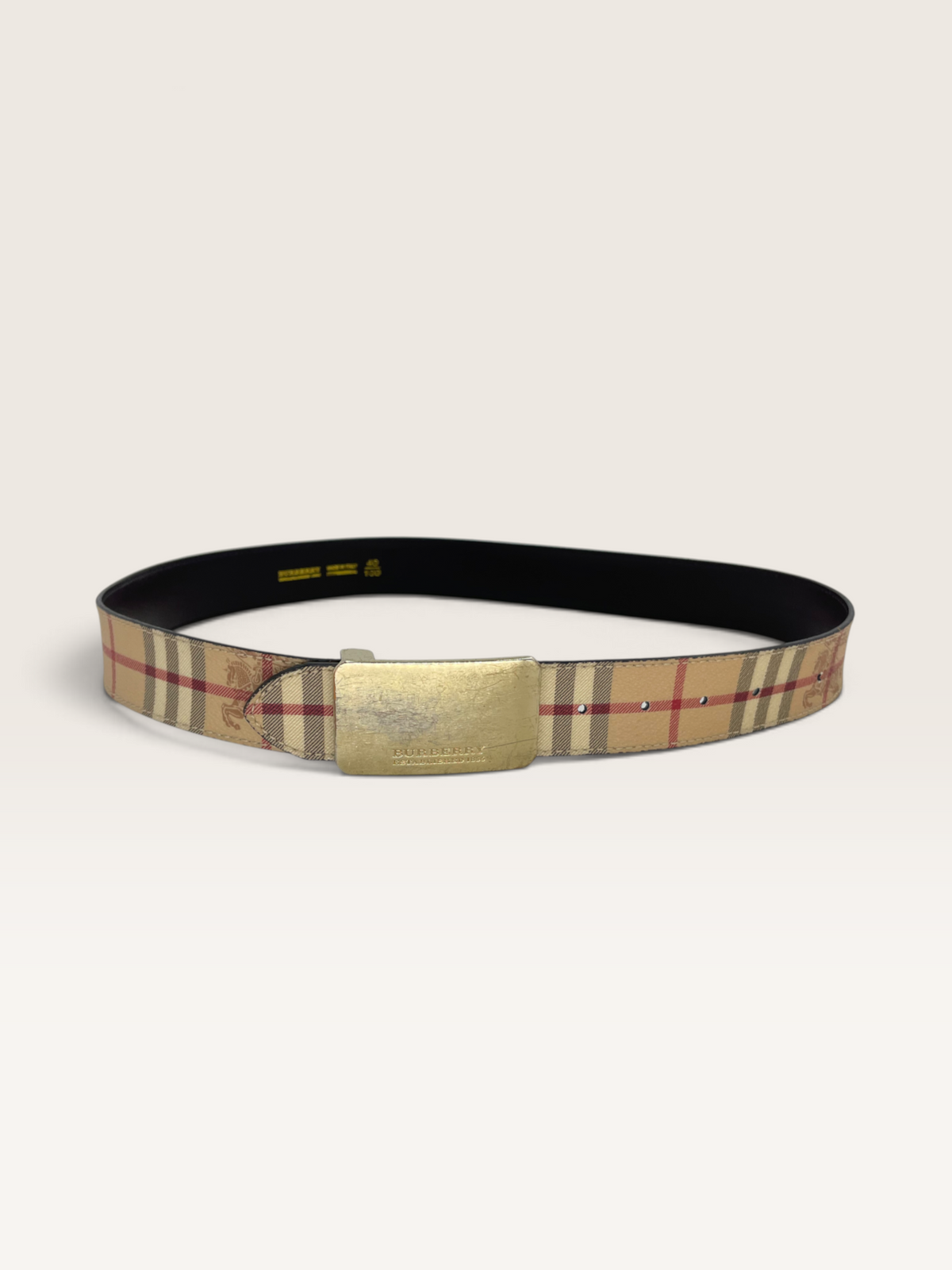 Burberry ceinture monogramme
