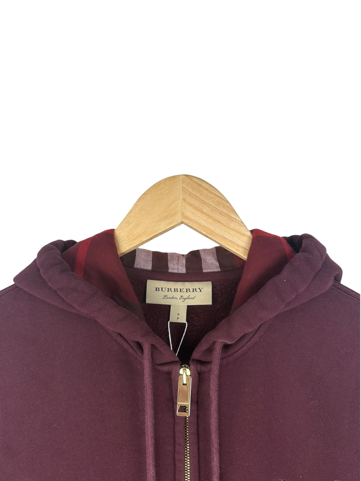 Burberry gilet à capuche