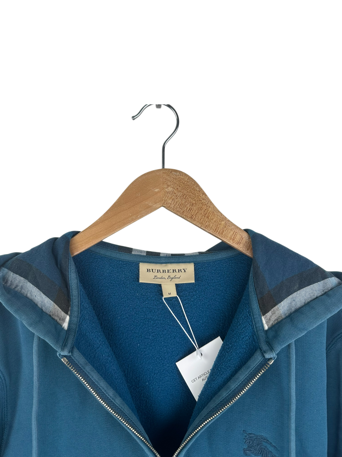 Burberry gilet à capuche