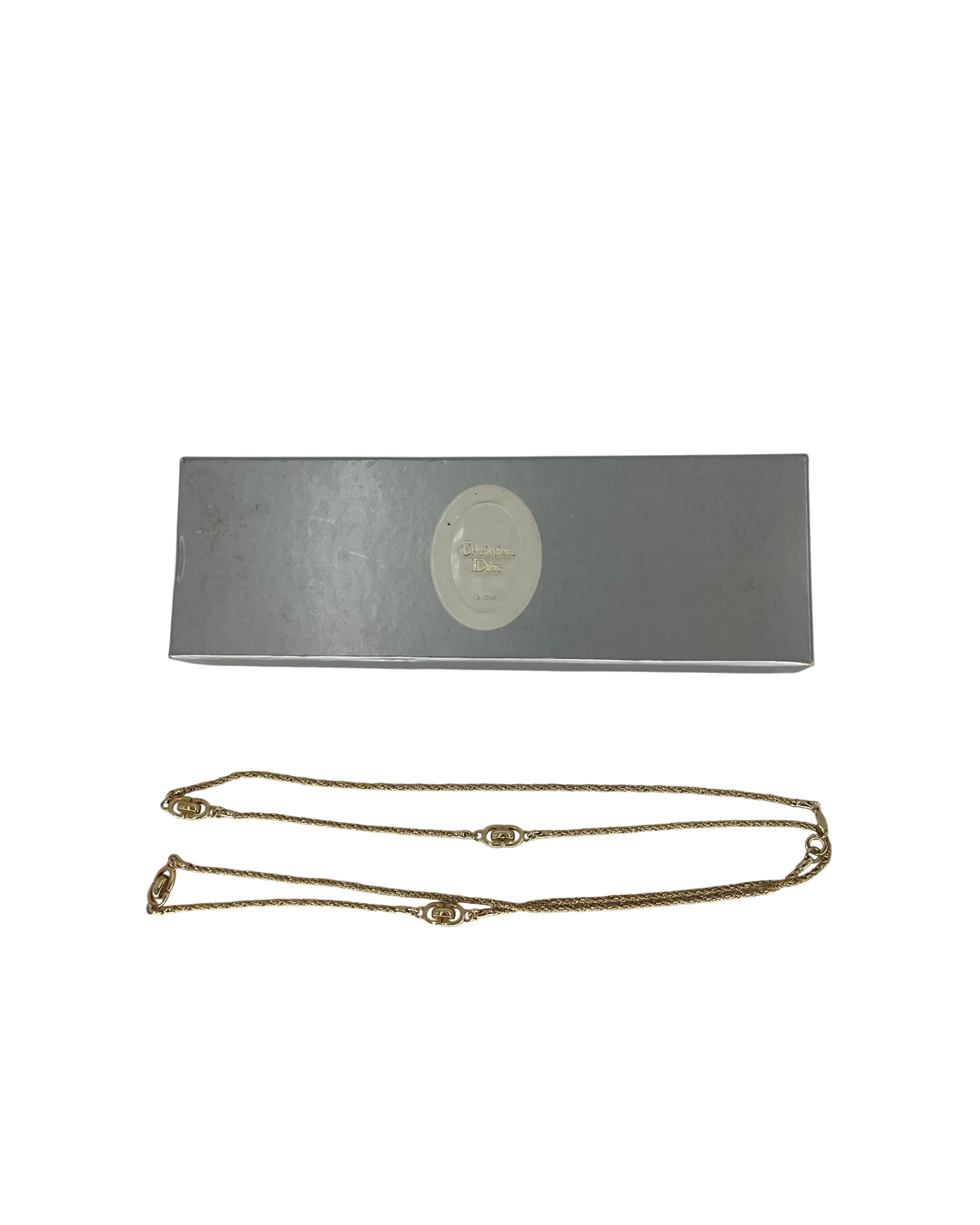 Dior Collier sautoir doré