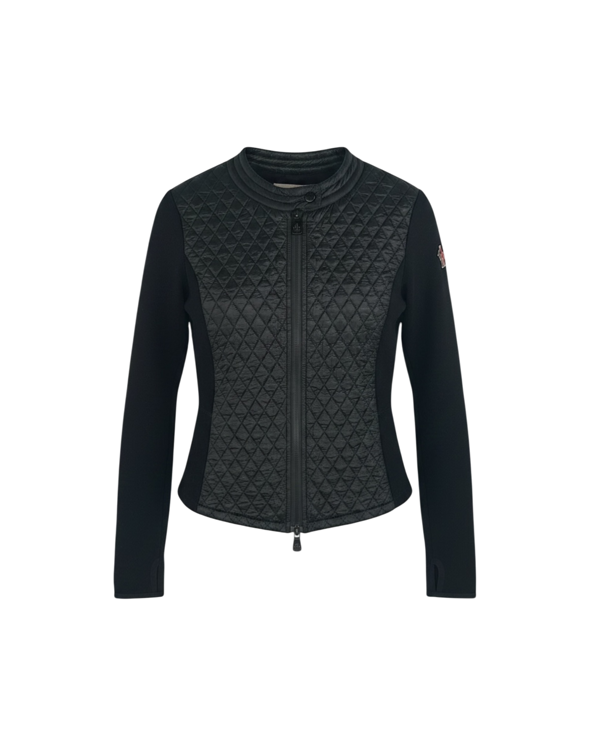 Moncler veste cintrée bi-matière