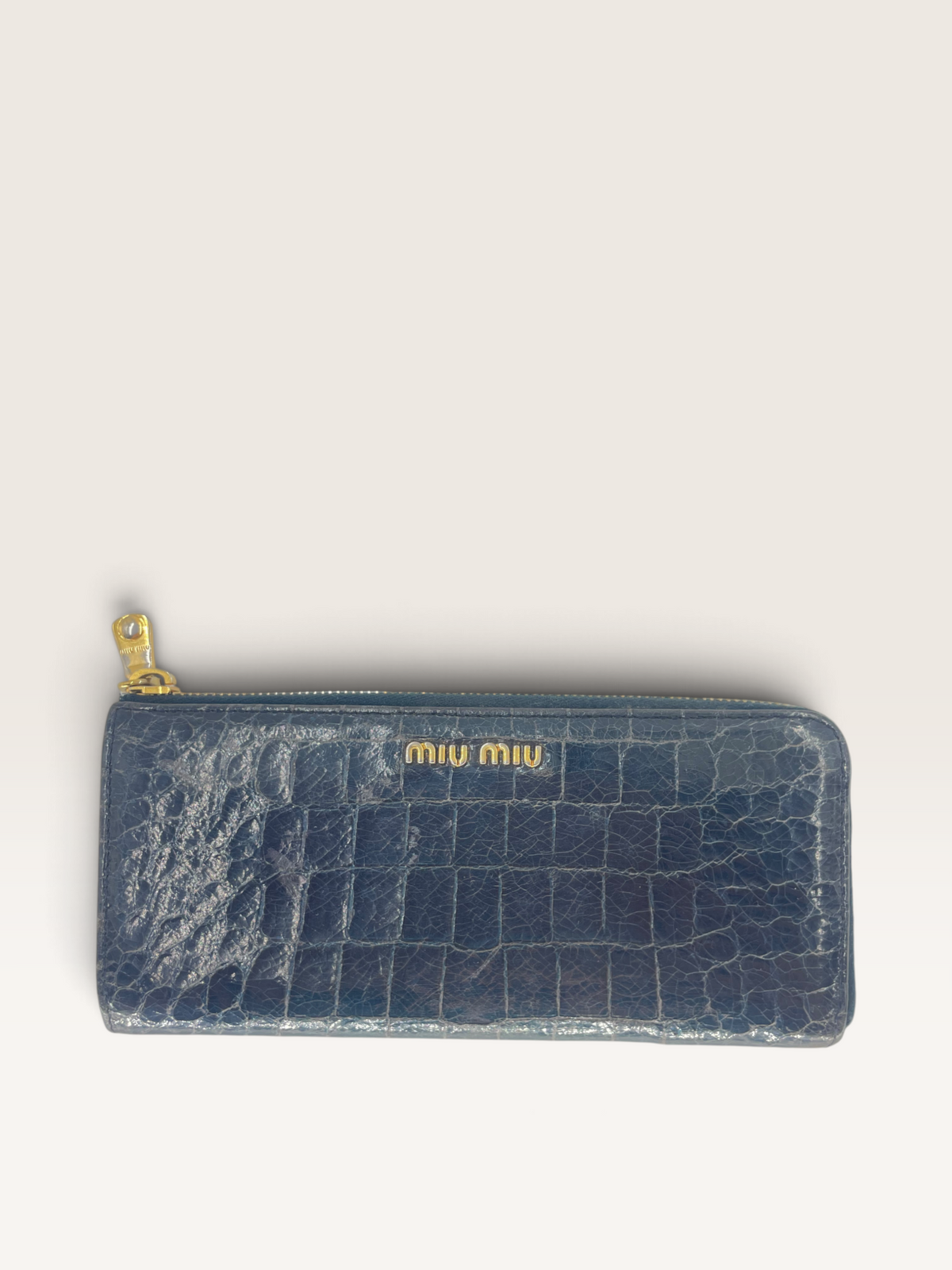 Miu Miu portefeuille croco