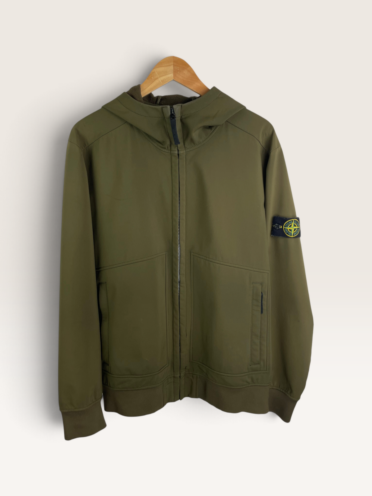 Stone Island Soft Shell à capuche