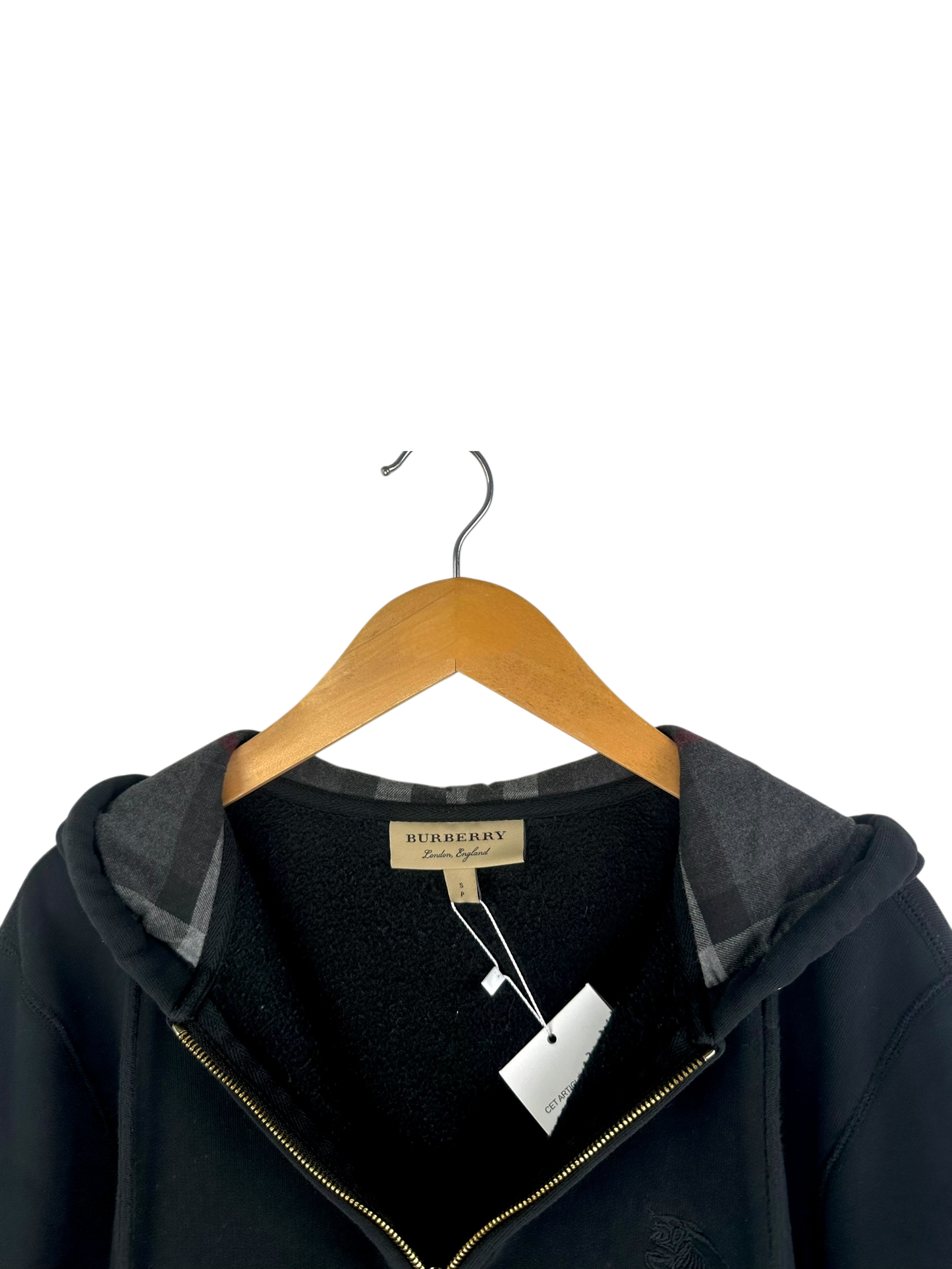 Burberry gilet à capuche