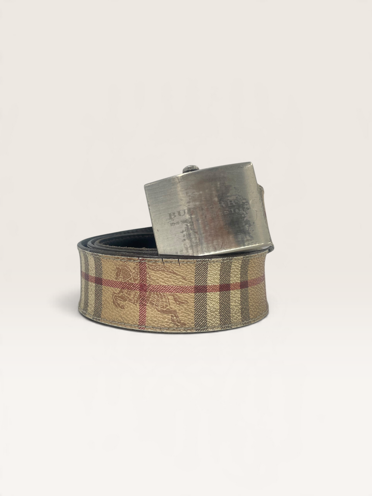 Burberry ceinture tartan