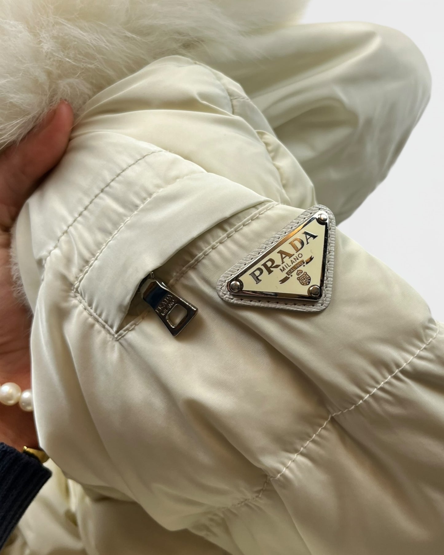 Prada doudoune / puffer fur jacket