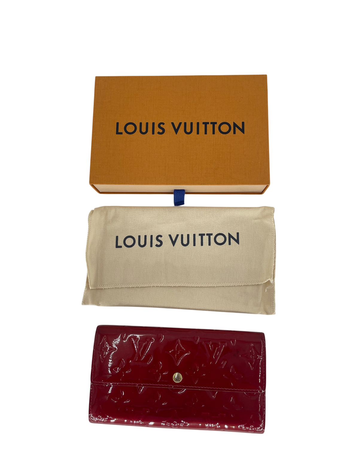 Louis Vuitton Porte-monnaie Sarah cuir vernis