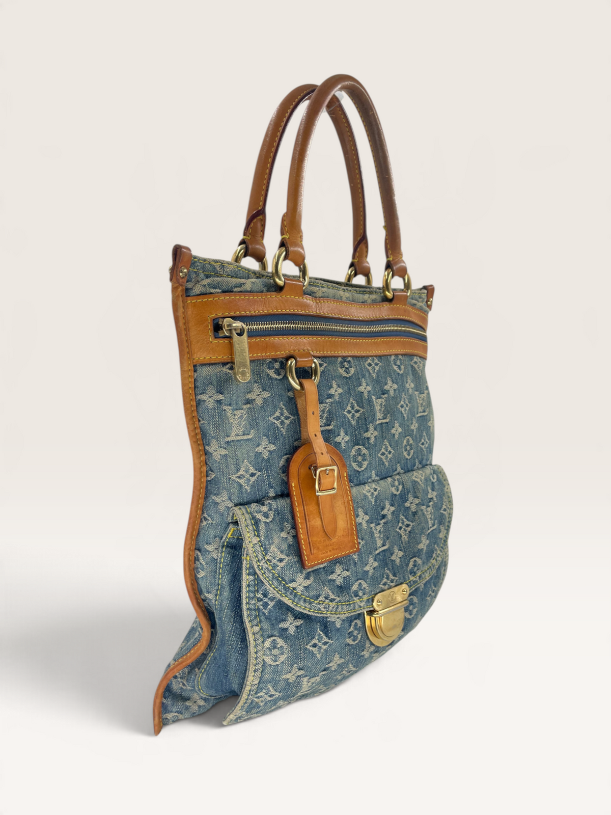 Louis Vuitton sac plat en denim