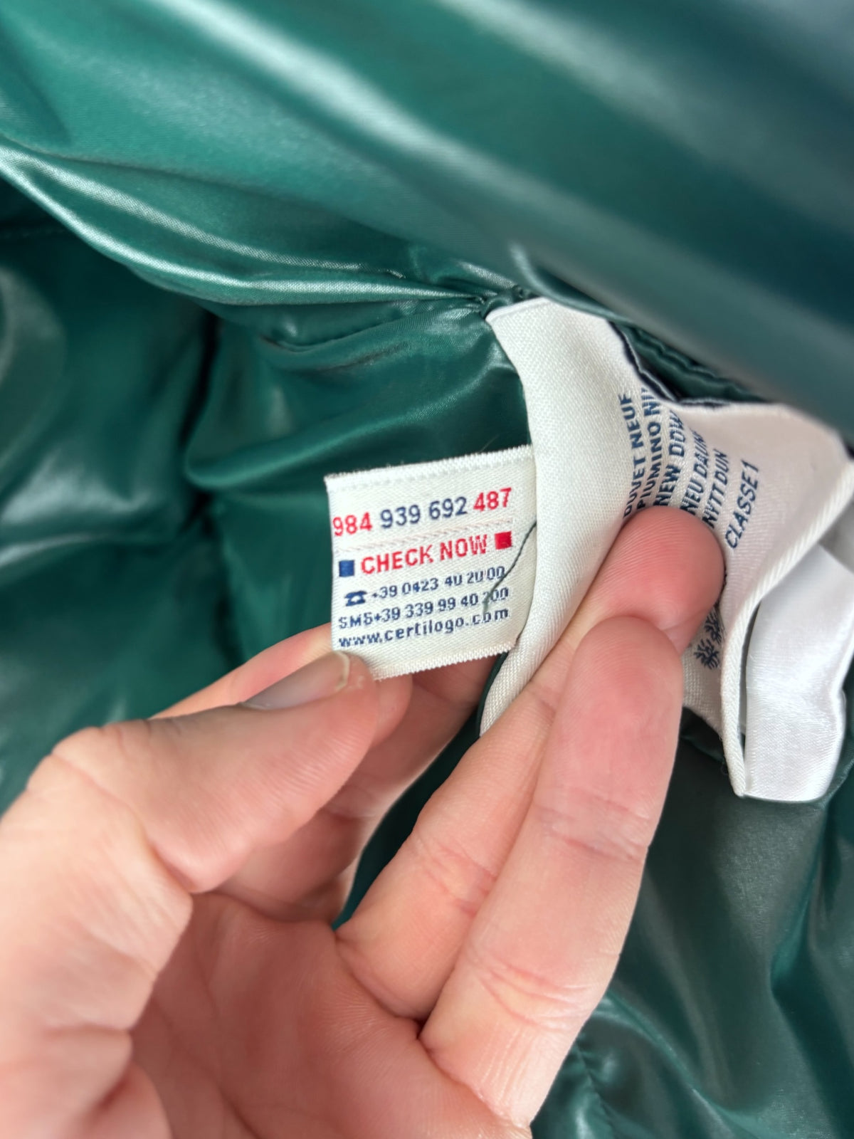 Moncler Doudoune verte