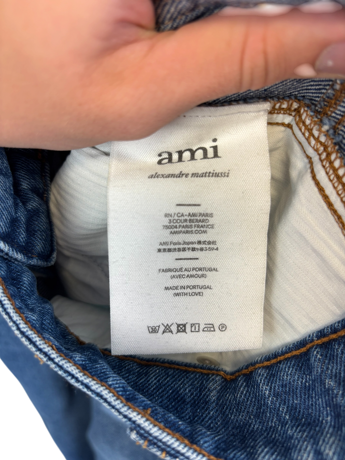 Ami Paris jean en denim