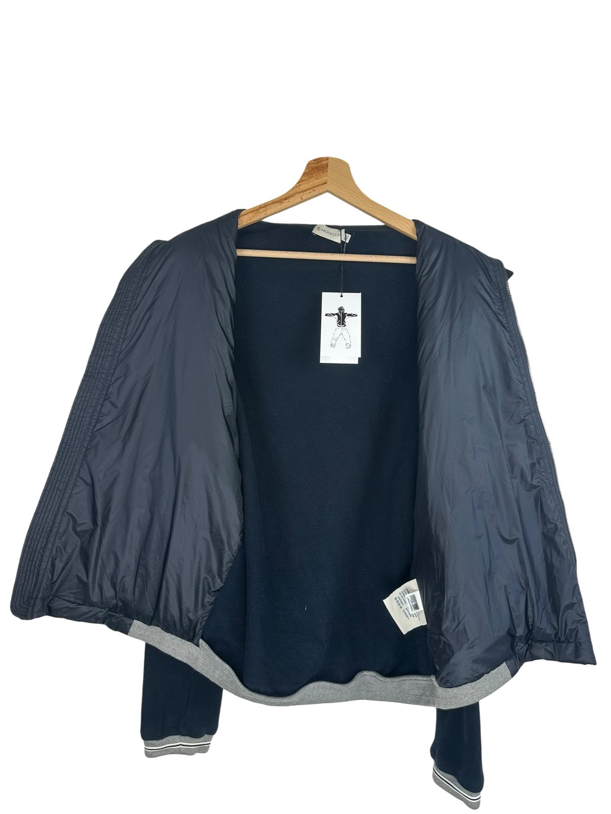 Moncler veste bi-matière - The Reservery