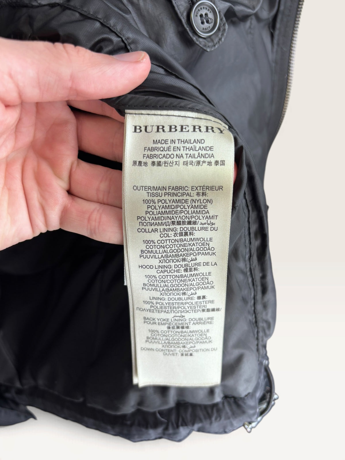Burberry doudoune