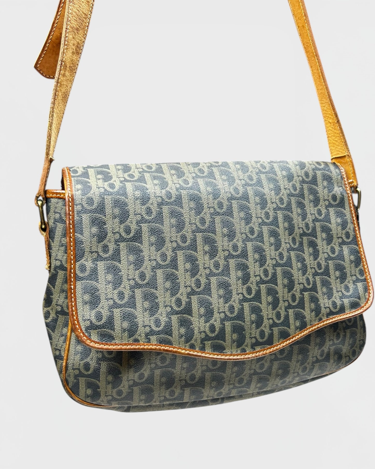 Dior leather satchel / sac