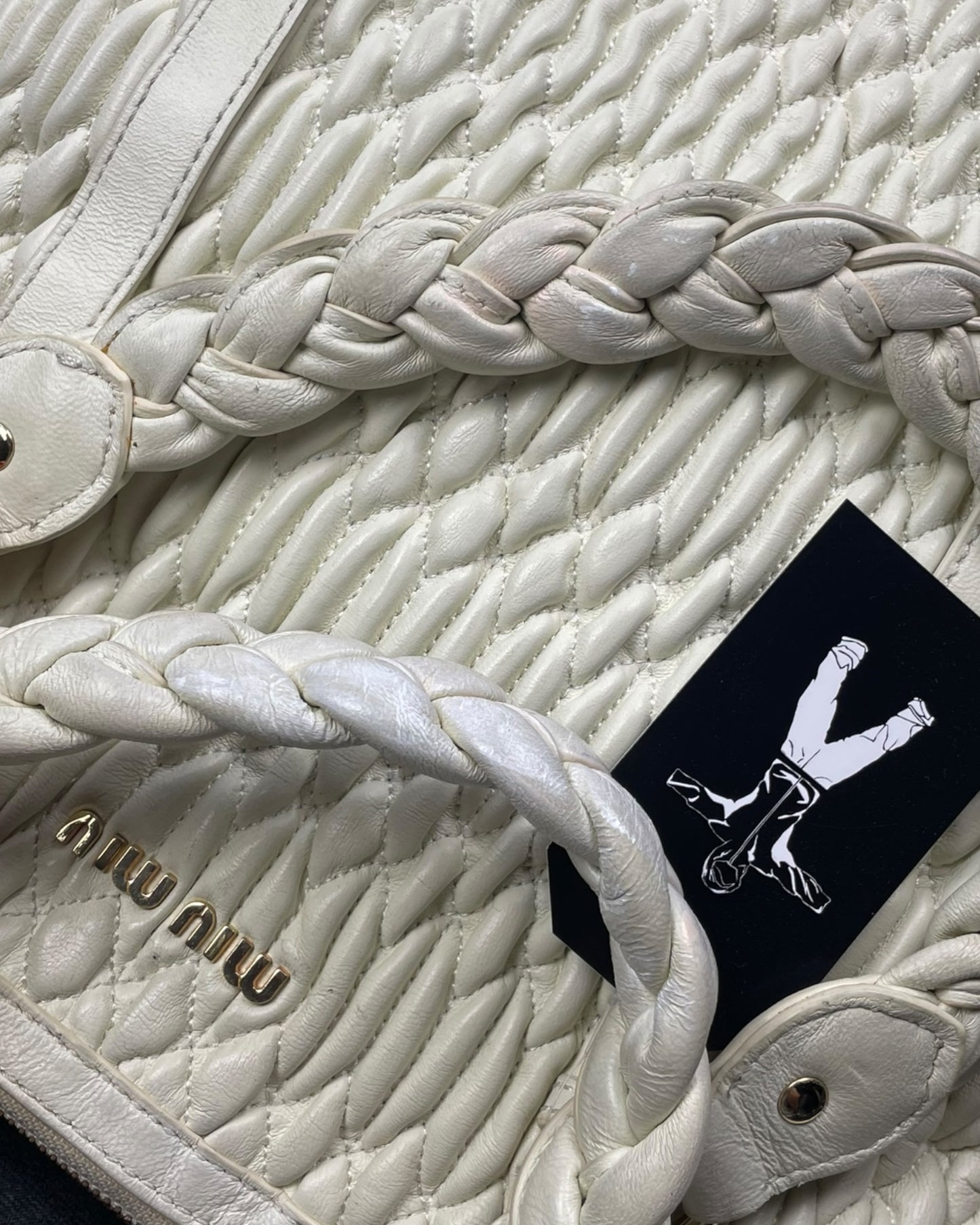 Miu miu matelassé bag