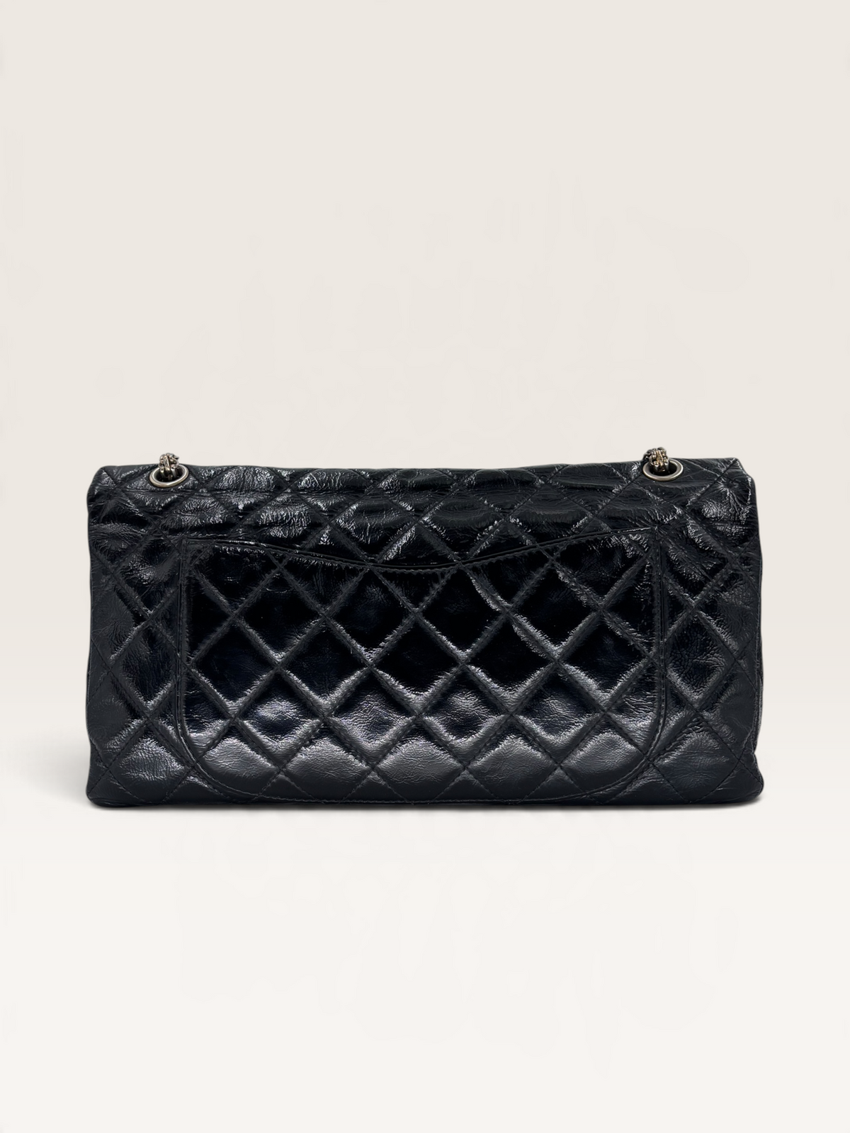 Chanel Timeless 2.55 double flap Maxi sac en cuir vernis