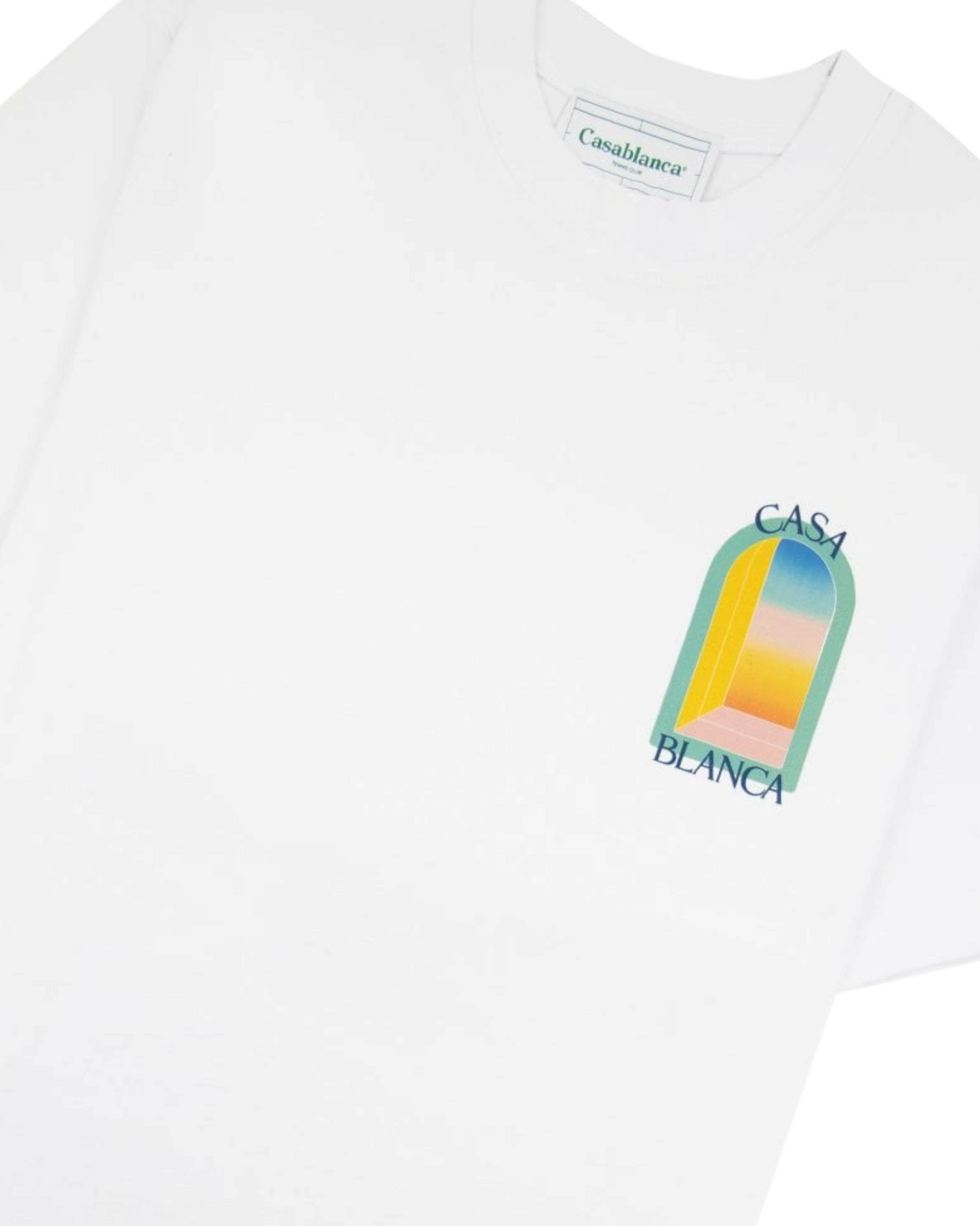 Casablanca t-shirt en coton blanc