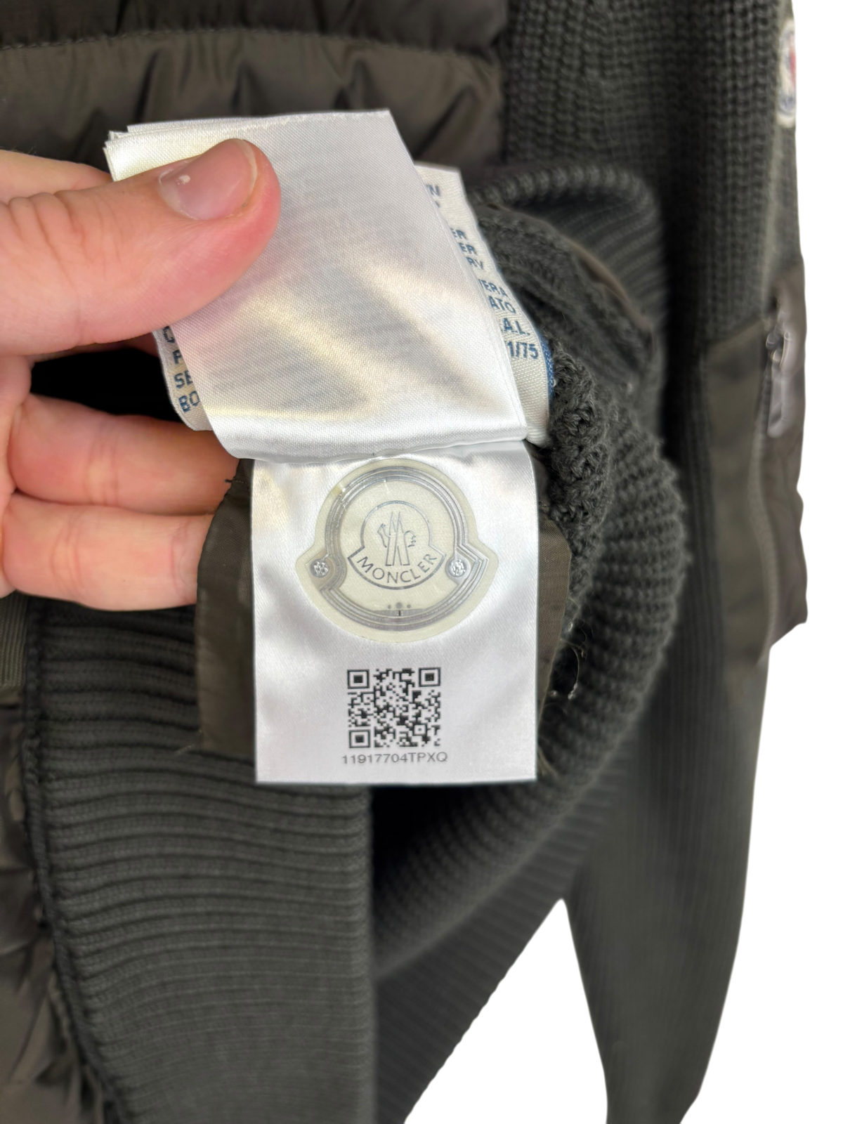 Moncler veste bimatiére